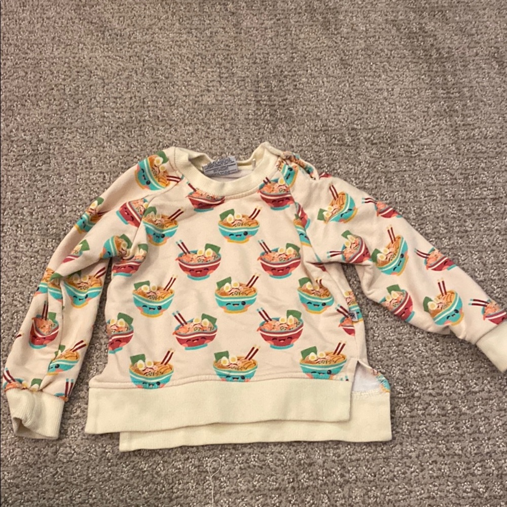 Kids Noodle Print Sweatshirt